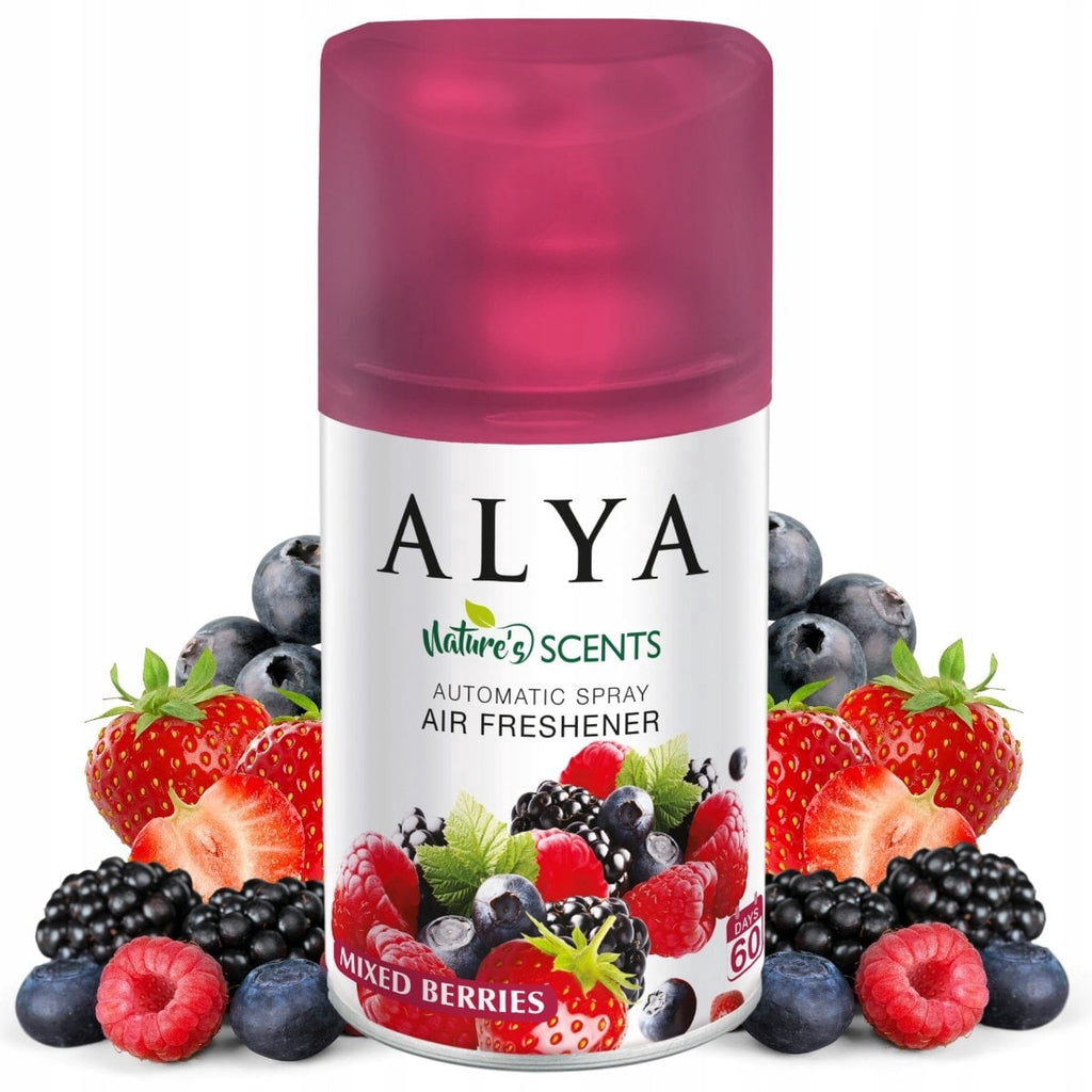 Alya Nature's Scents Automatic Spray Air Freshener, Mixed Berries, 6 oz