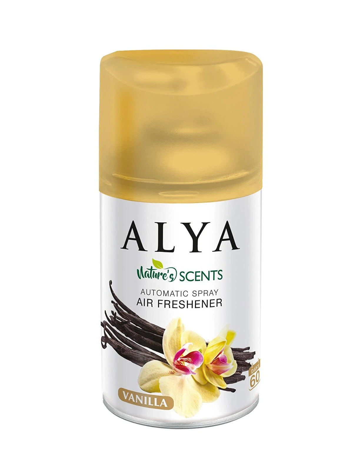 Alya Nature's Scents Automatic Spray Air Freshener, Vanilla, Vanilla, Vanilla, 60 Days