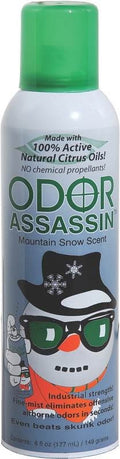 Odor Assassin Convenient Sprays Mountain Snow Scent Odor Control Spray 6 oz Liquid